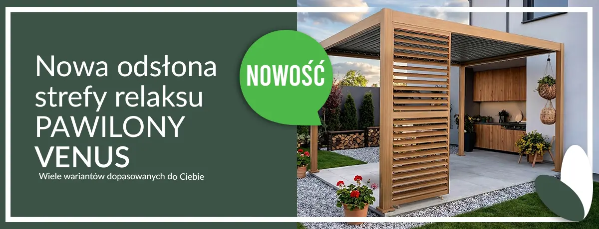 Nowość pawilon ogrodowy Venus